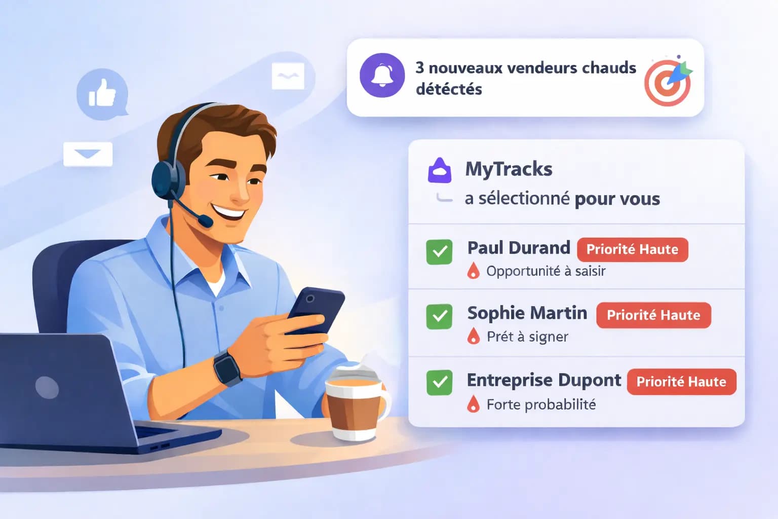 Prospection MyTracks : annonces de particuliers filtrées