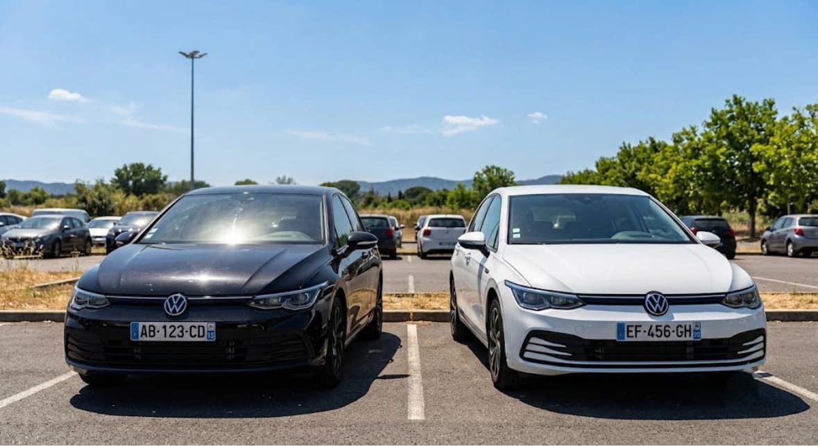 voiture noire ou blanche ?