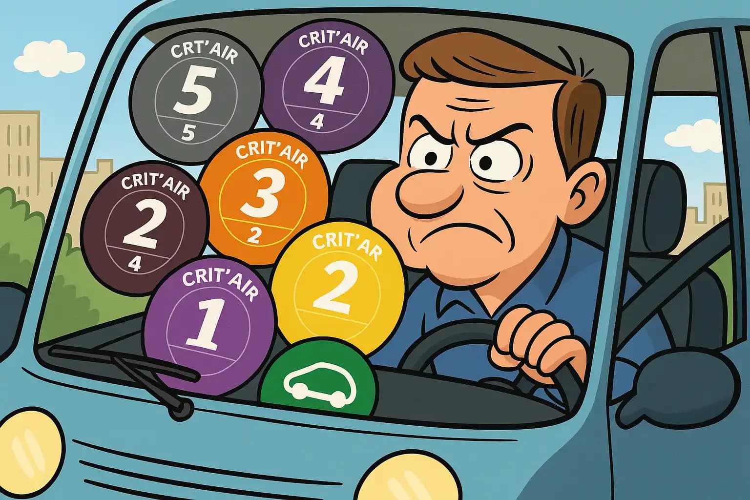 quel crit'air pour ma voiture