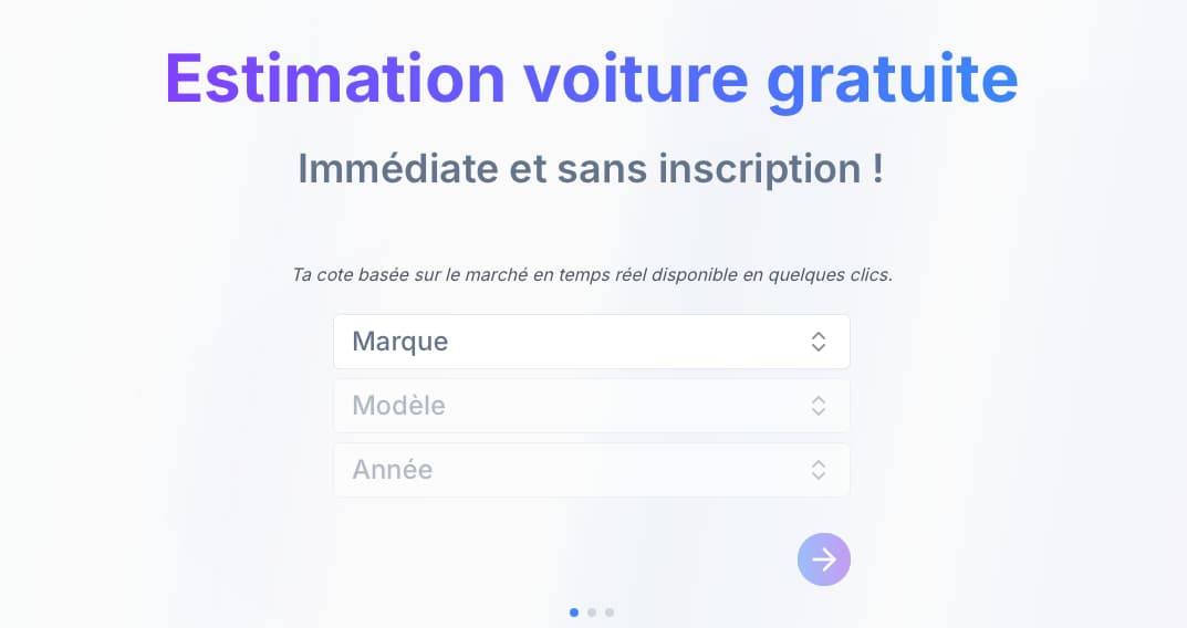 cote auto gratuite sans email